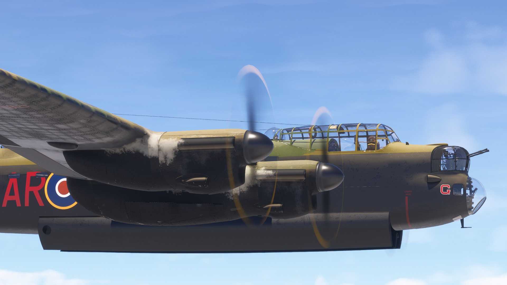 飞一下二战经典轰炸机-兰开斯特-3204 