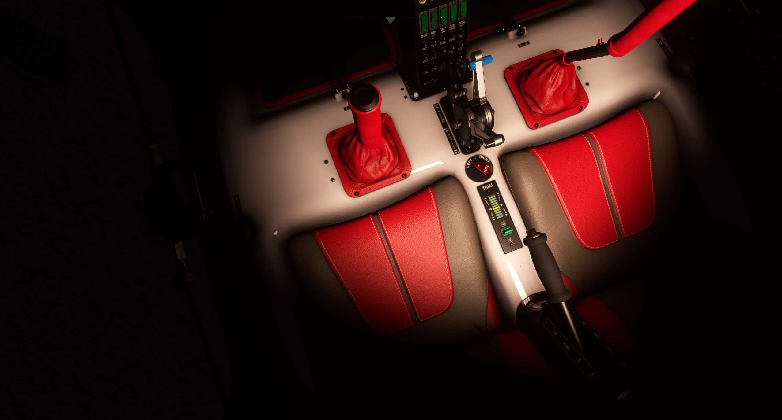 晚上无意中拍的飞机室内，感觉可以当壁纸了！猜猜啥飞...-6834 