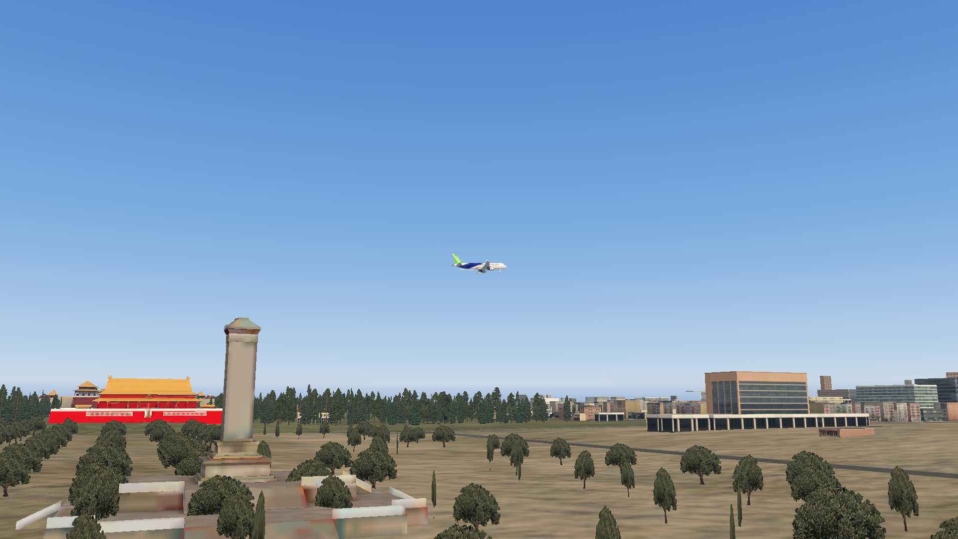 【周测1】民航机梯队C919第一次彩排-7918 