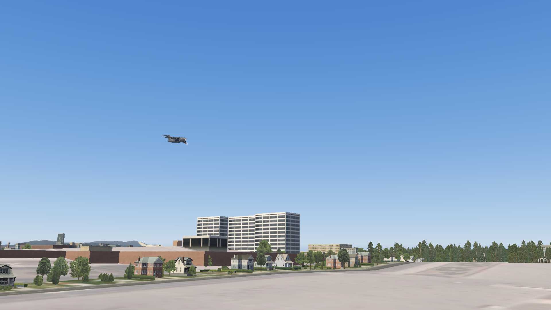 [周测2] 民航机梯队第二次彩排，运20飞过天安门广场-3755 