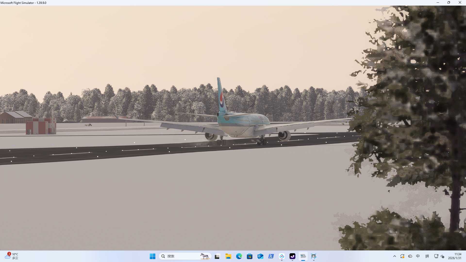 【msfs2020】2026年第一帖：沈阳桃仙国际机场【大韩航空KE831】-2267 