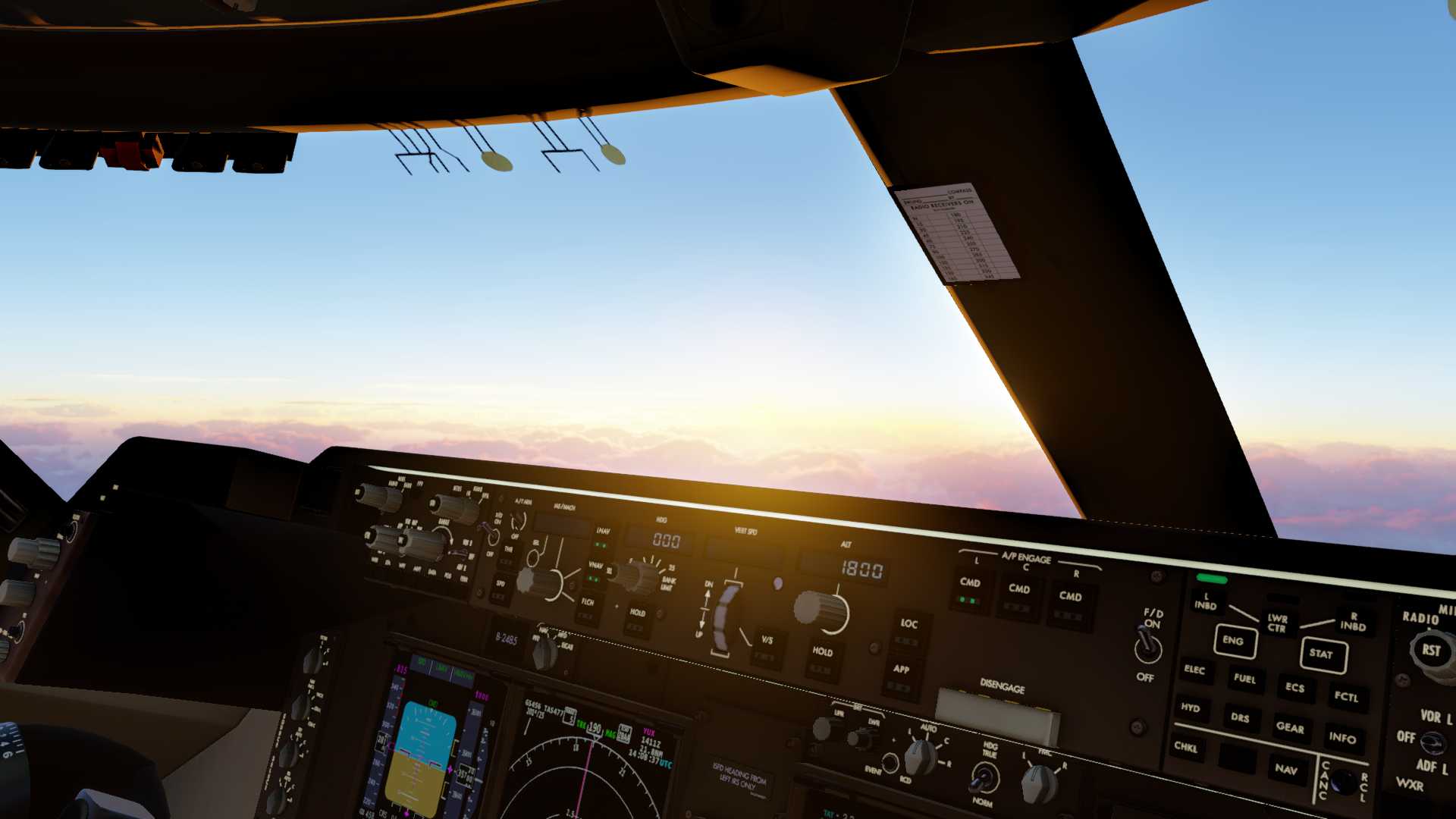 ZBAA-KJFK CCA981 极夜日出-1345 