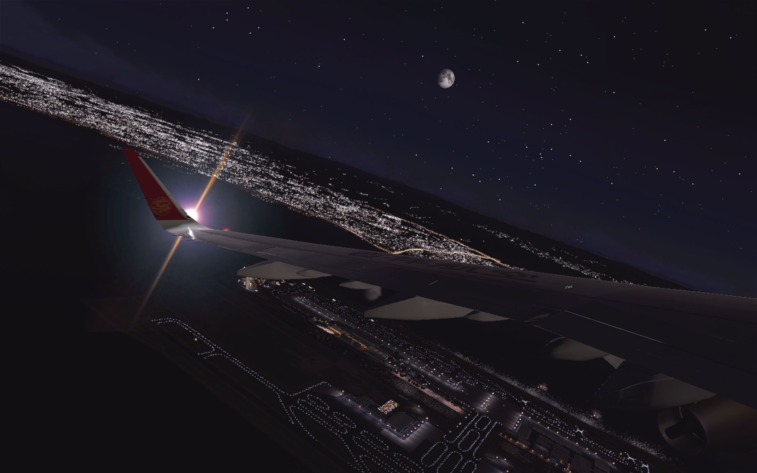 XP11 RJBB落地&amp;起飞-3579 