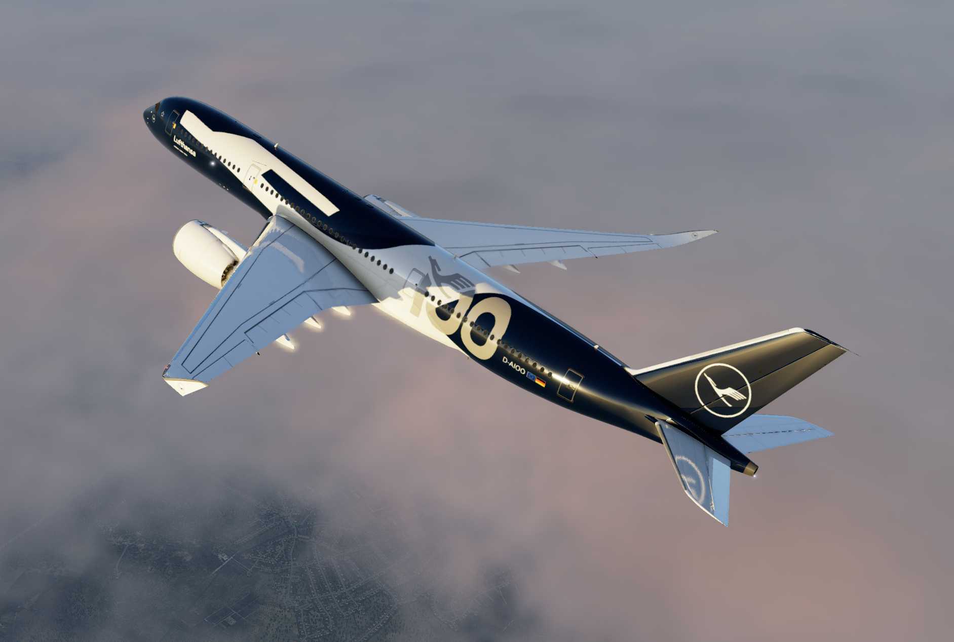 汉莎航空100周年彩绘-9323 