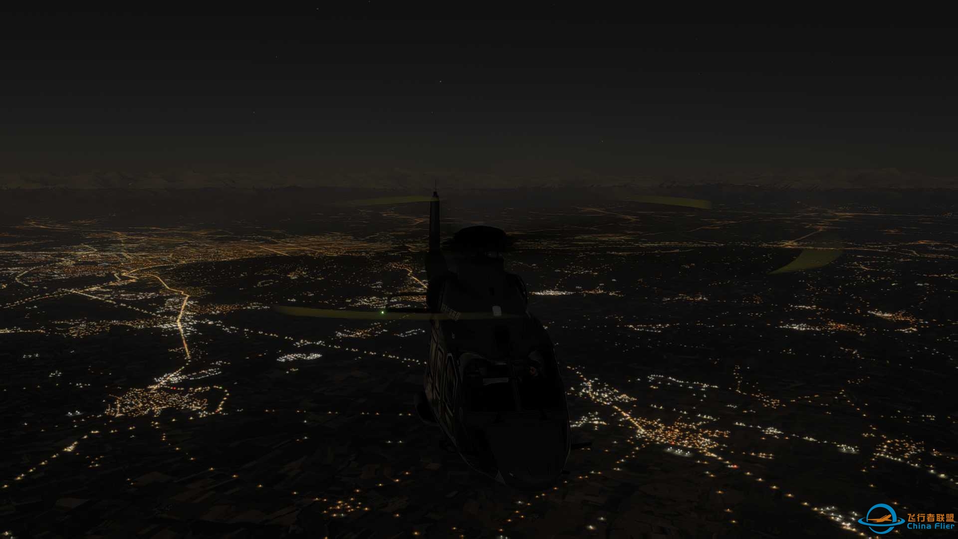 H160都灵忘罗马转场夜间飞行-9187 