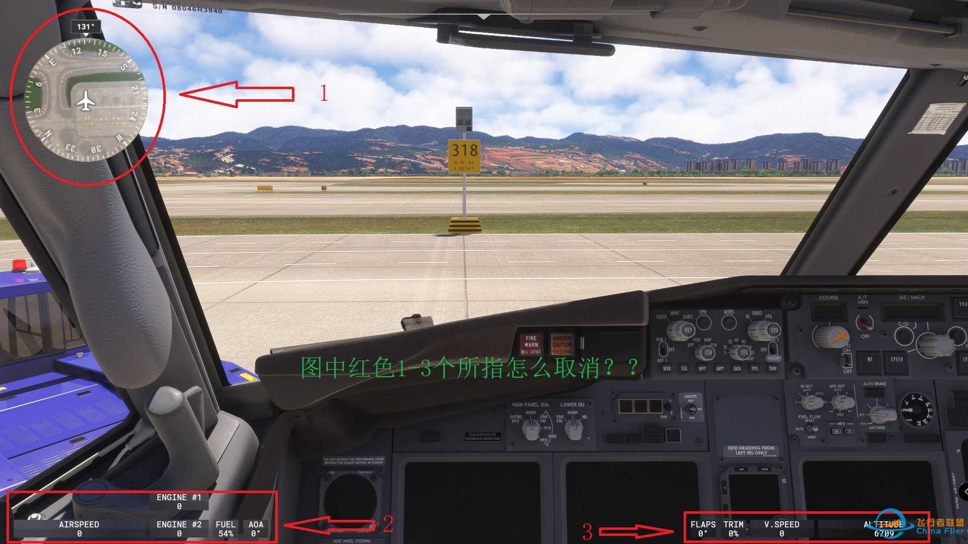 微软商店正版MSFS 2024 PMDG 737座舱中的显示请教-4632 