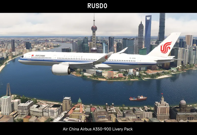 【2020/2024（含客舱）】中国国际航空公司A350-900标准涂装机...-1011 