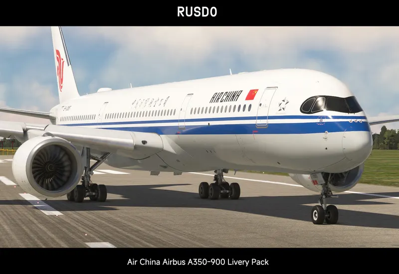 【2020/2024（含客舱）】中国国际航空公司A350-900标准涂装机...-6045 