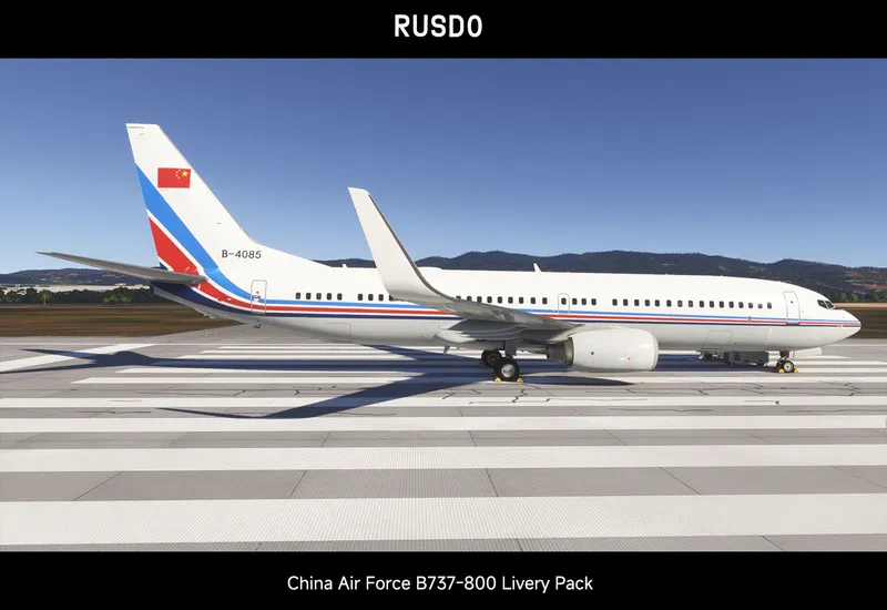 【PMDG/MSFS2024】中国空军 B737-800 全机队涂装包-1759 