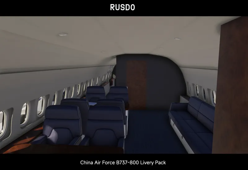 【PMDG/MSFS2024】中国空军 B737-800 全机队涂装包-7708 