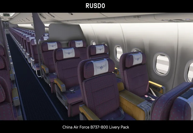 【PMDG/MSFS2024】中国空军 B737-800 全机队涂装包-8693 