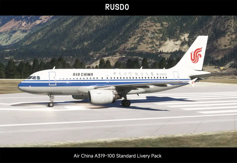 【Fenix/2020+2024】中国国际航空A319-100 标准涂装 全机队涂装包-535 