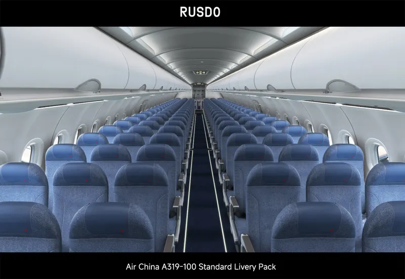 【Fenix/2020+2024】中国国际航空A319-100 标准涂装 全机队涂装包-3353 