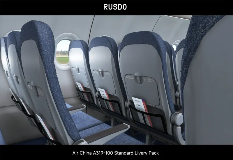 【Fenix/2020+2024】中国国际航空A319-100 标准涂装 全机队涂装包-38 