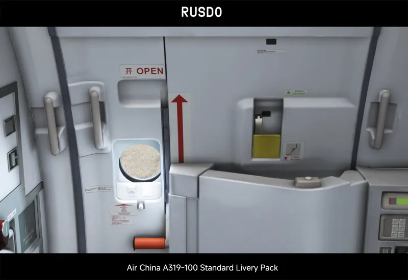 【Fenix/2020+2024】中国国际航空A319-100 标准涂装 全机队涂装包-9749 