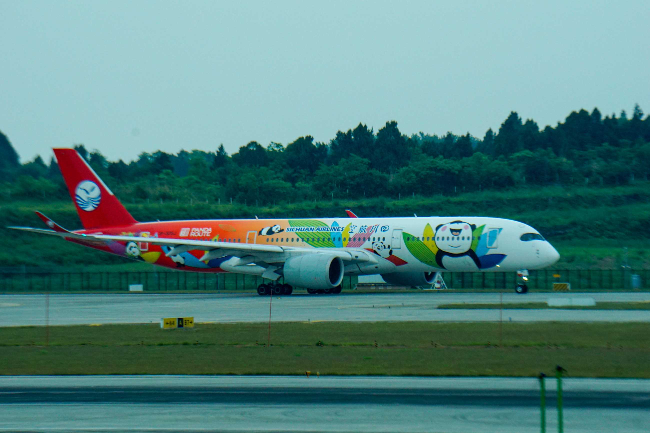 天府拍机四川航空359-3989 