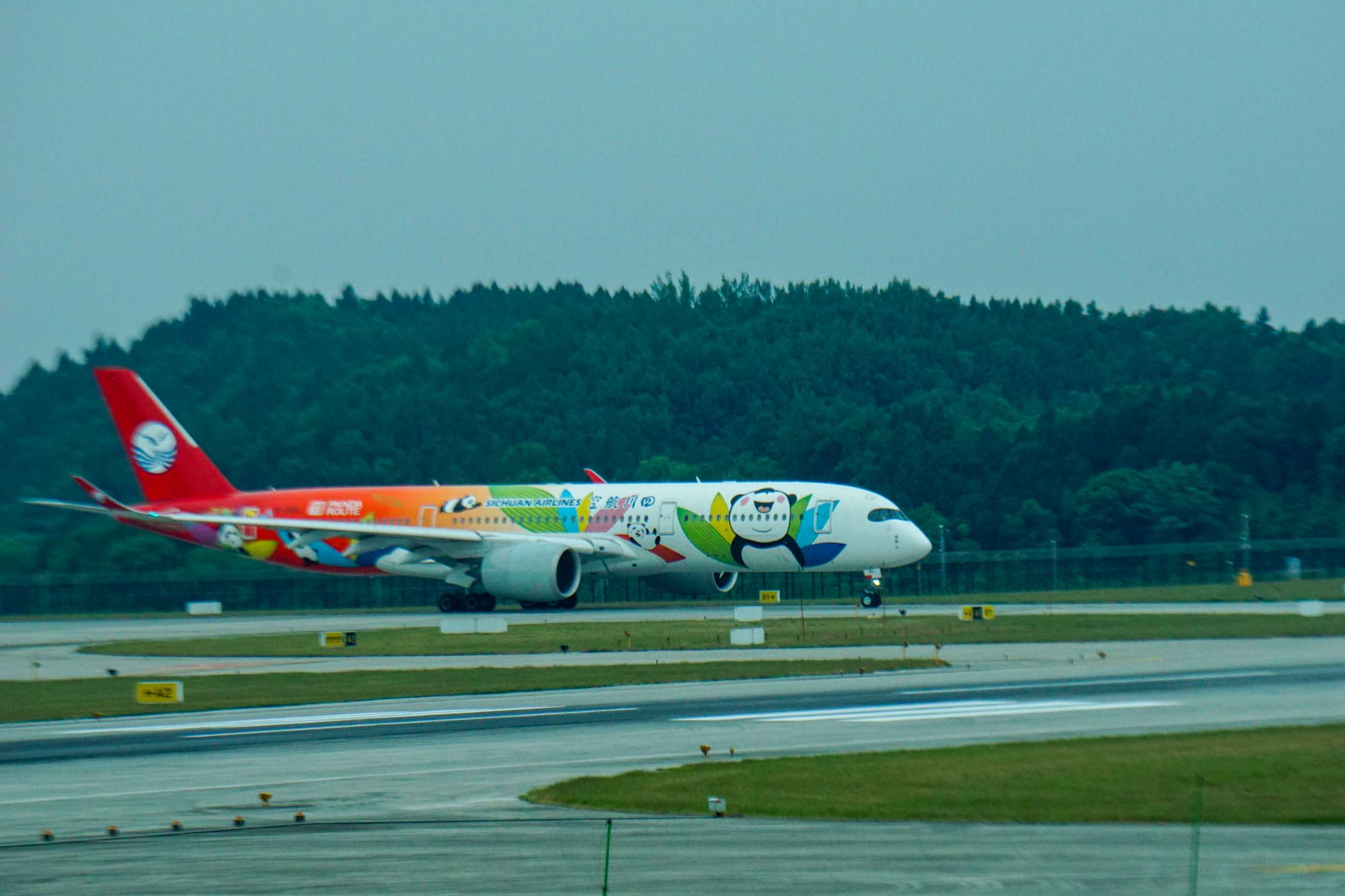 天府拍机四川航空359-6507 