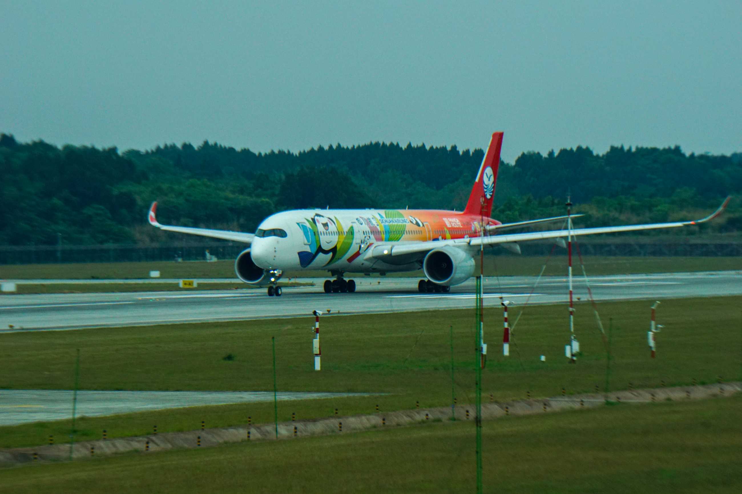天府拍机四川航空359-4729 
