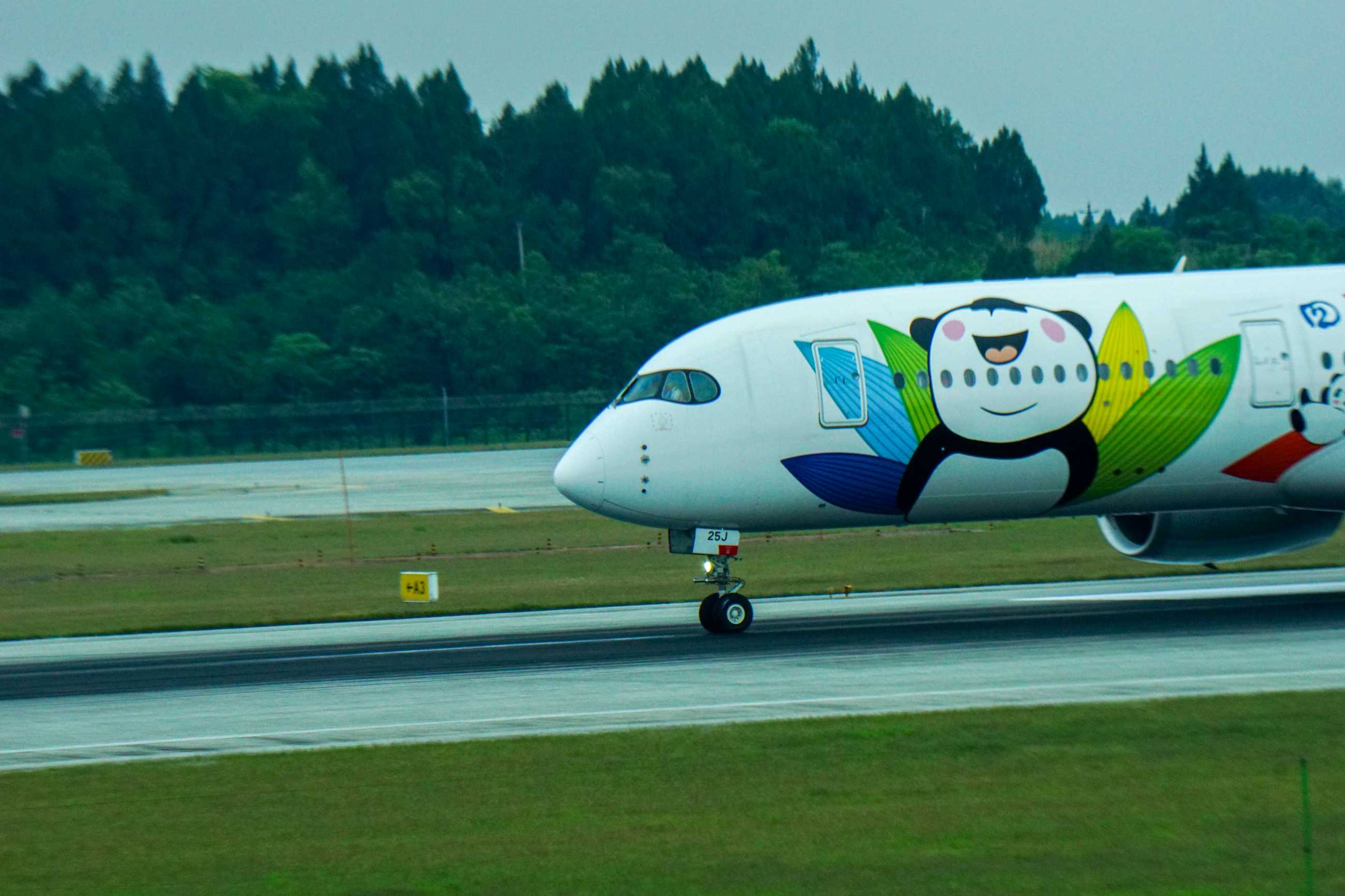 天府拍机四川航空359-3703 