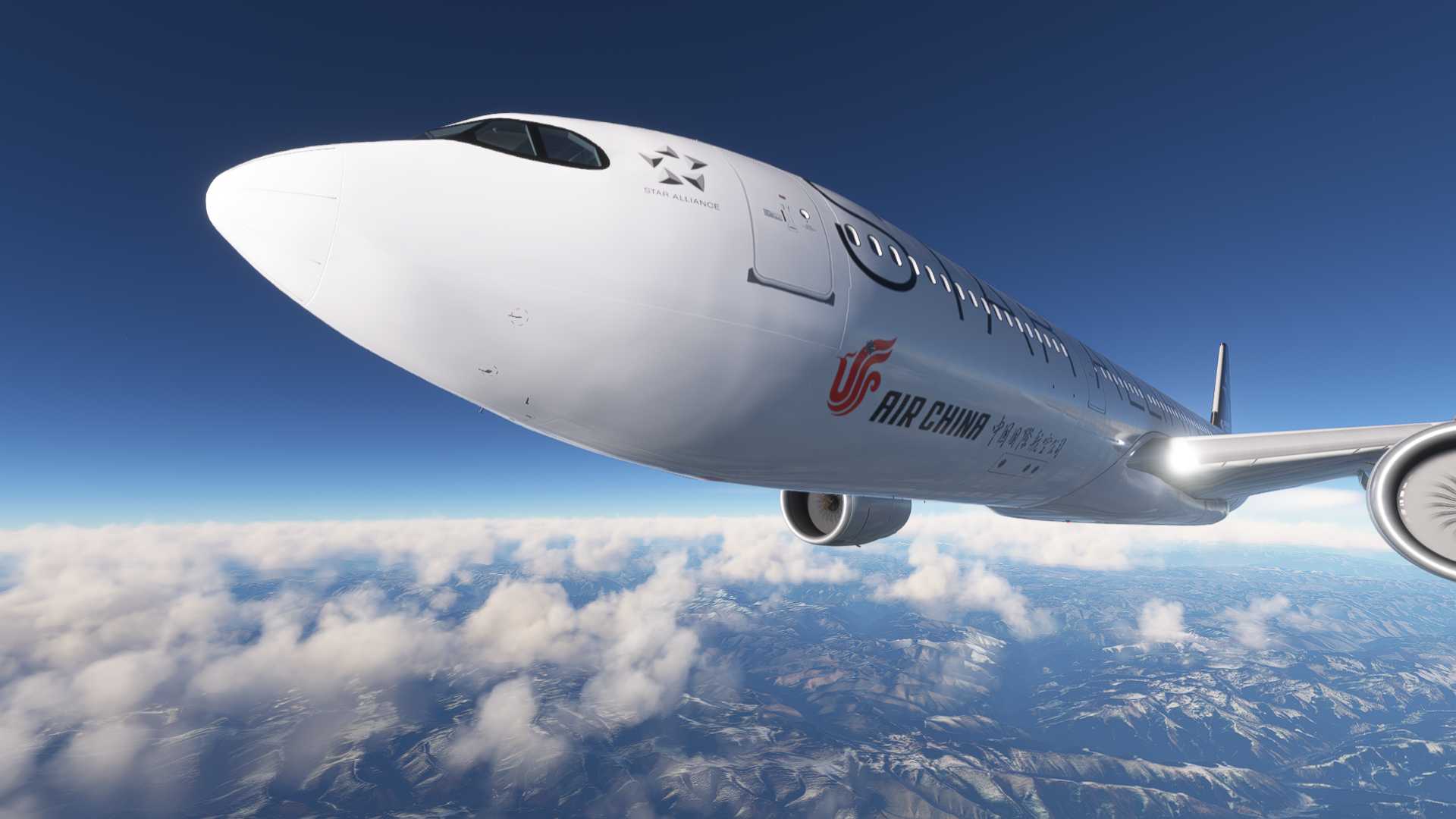 喜提新涂装【air china】-4836 