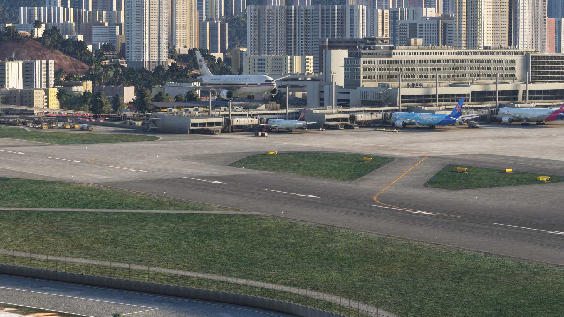 绝版图片：香港启德&amp;中国西北航空&amp;空客A300-600R-7405 