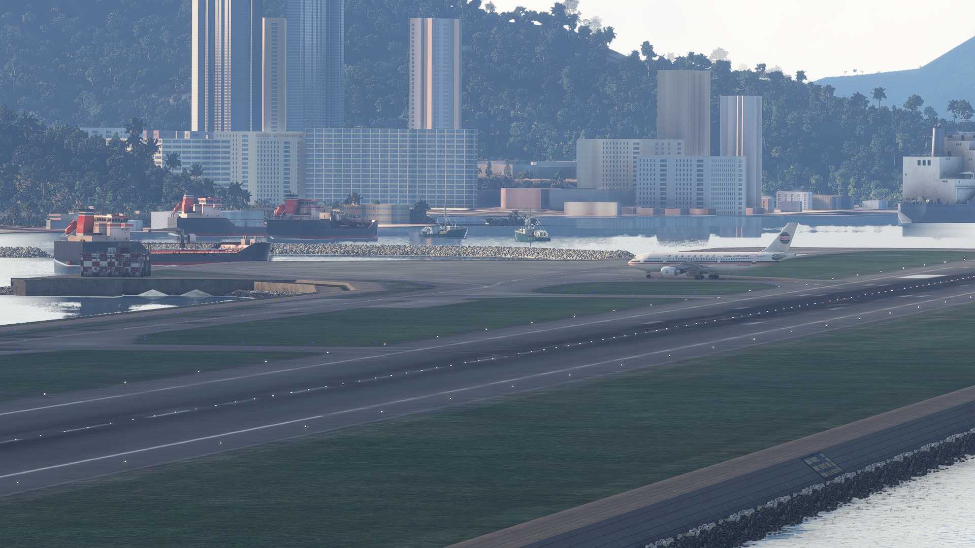 绝版图片：香港启德&amp;中国西北航空&amp;空客A300-600R-8578 