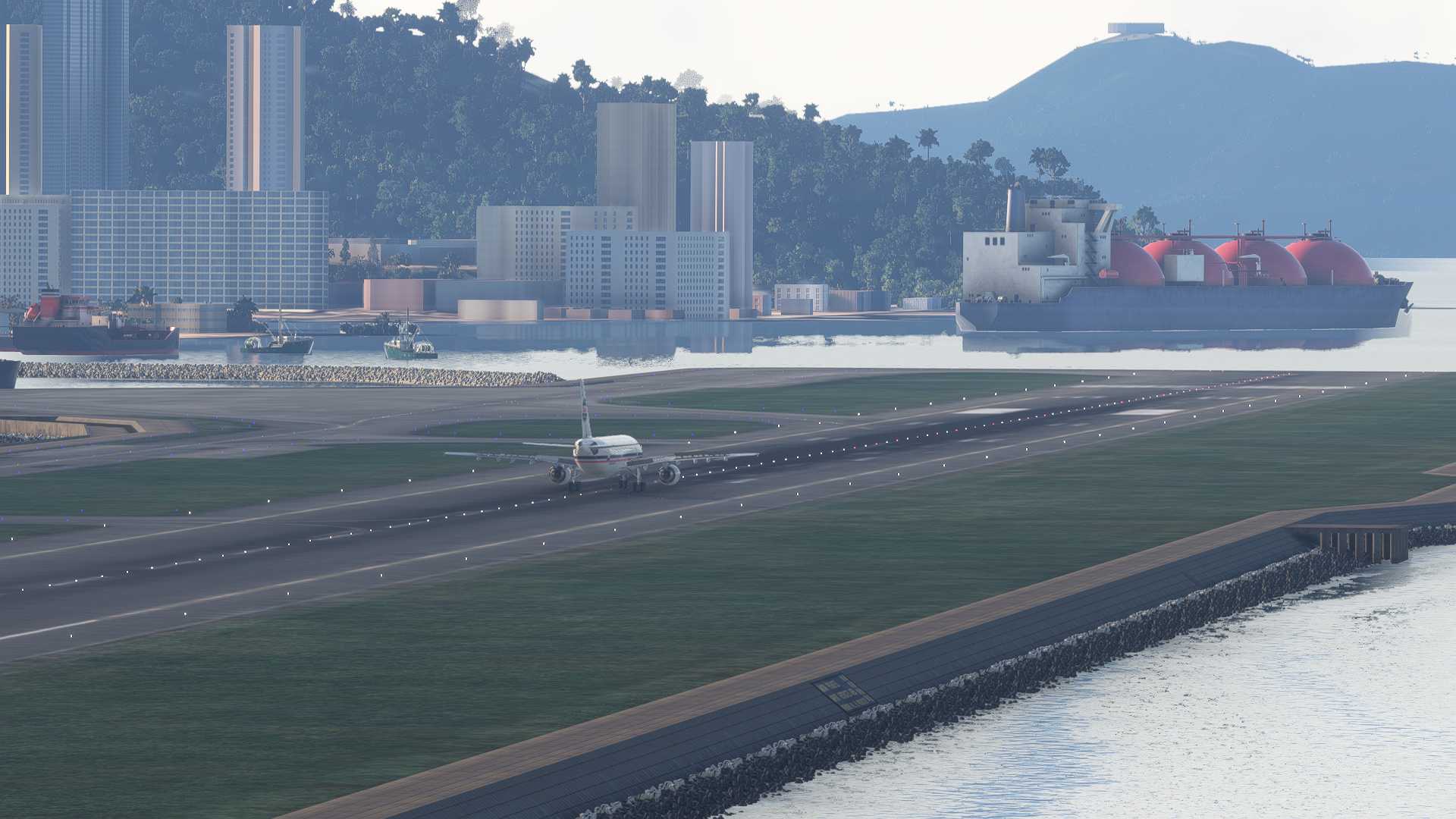 绝版图片：香港启德&amp;中国西北航空&amp;空客A300-600R-7027 