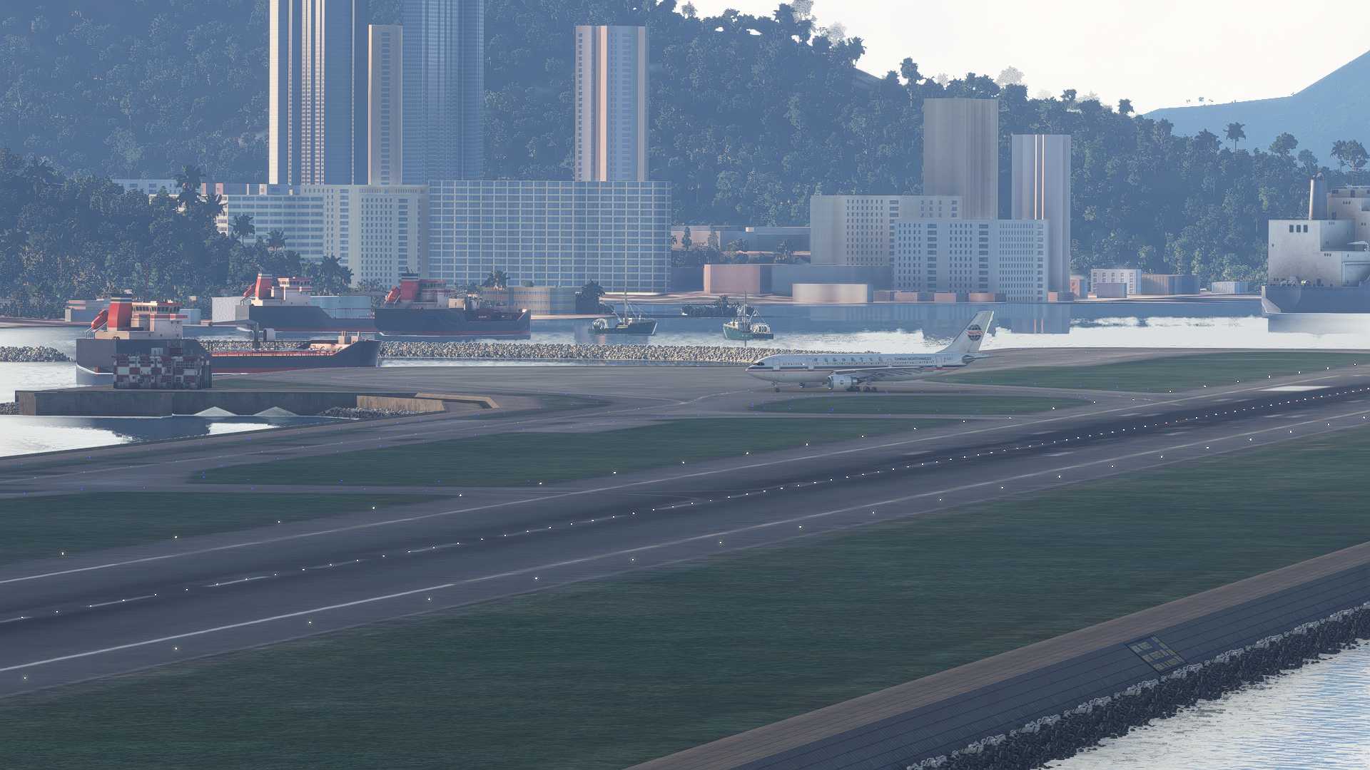 绝版图片：香港启德&amp;中国西北航空&amp;空客A300-600R-4144 