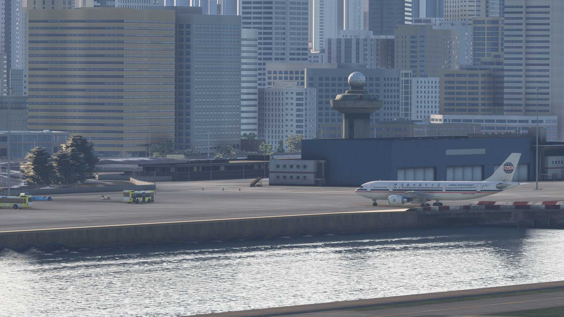 绝版图片：香港启德&amp;中国西北航空&amp;空客A300-600R-6369 