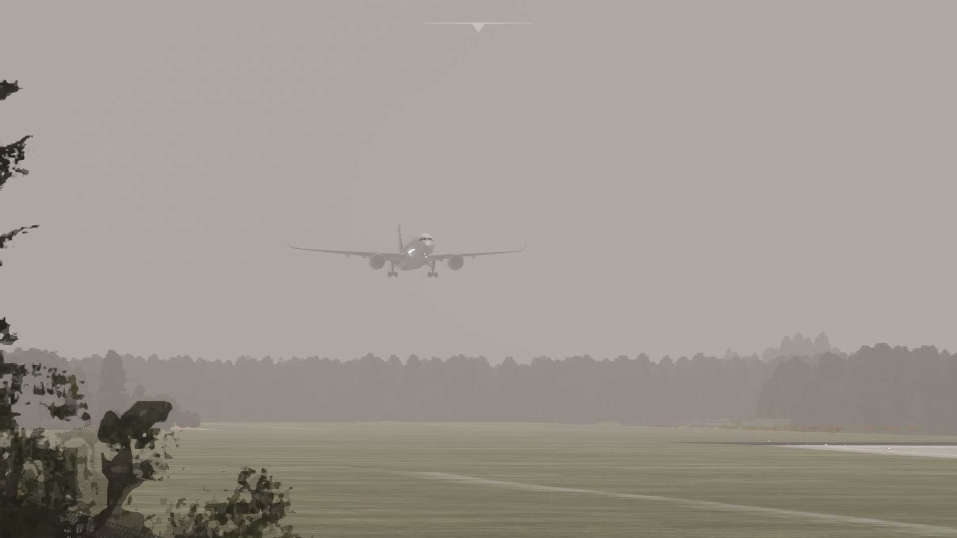 新加坡航空A350-900着陆ZUTF-3920 