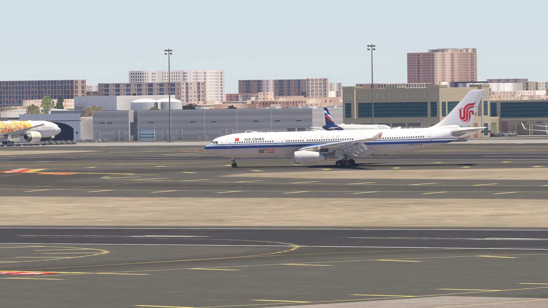 国航330落地迪拜-7474 