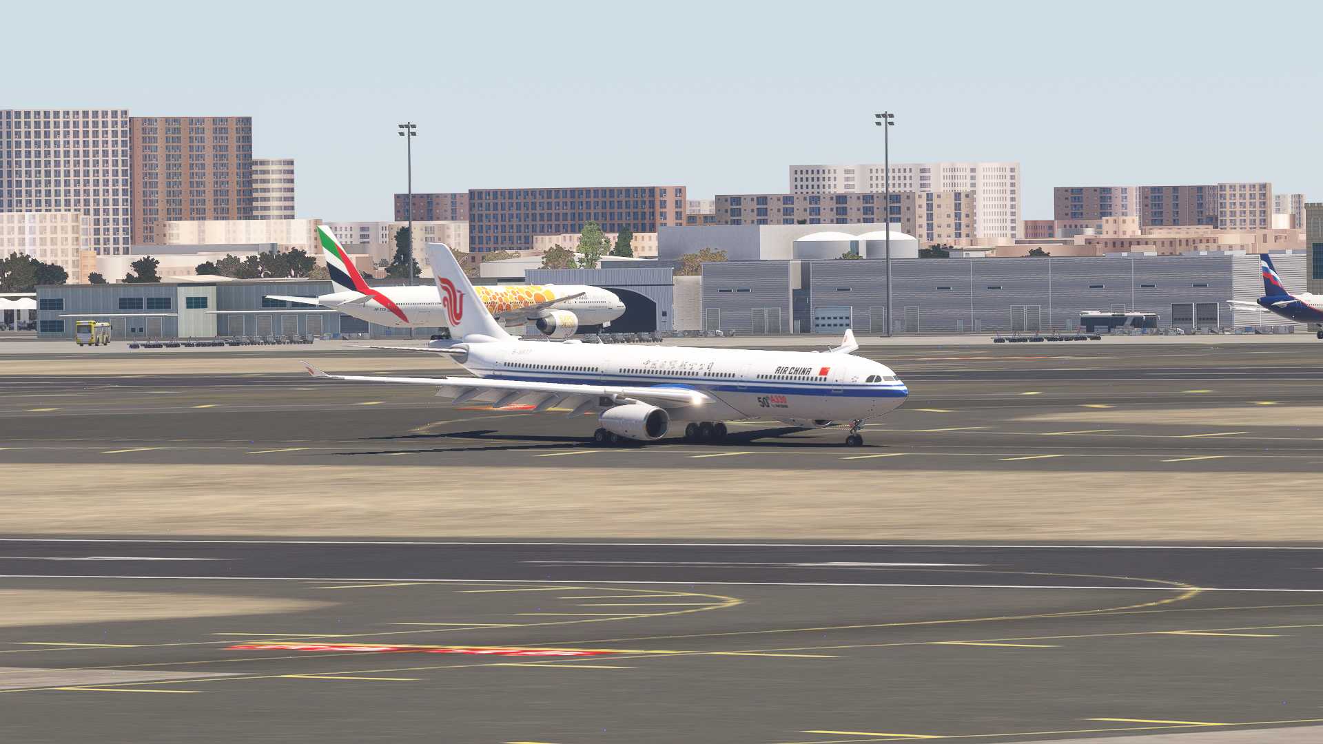国航330落地迪拜-3871 