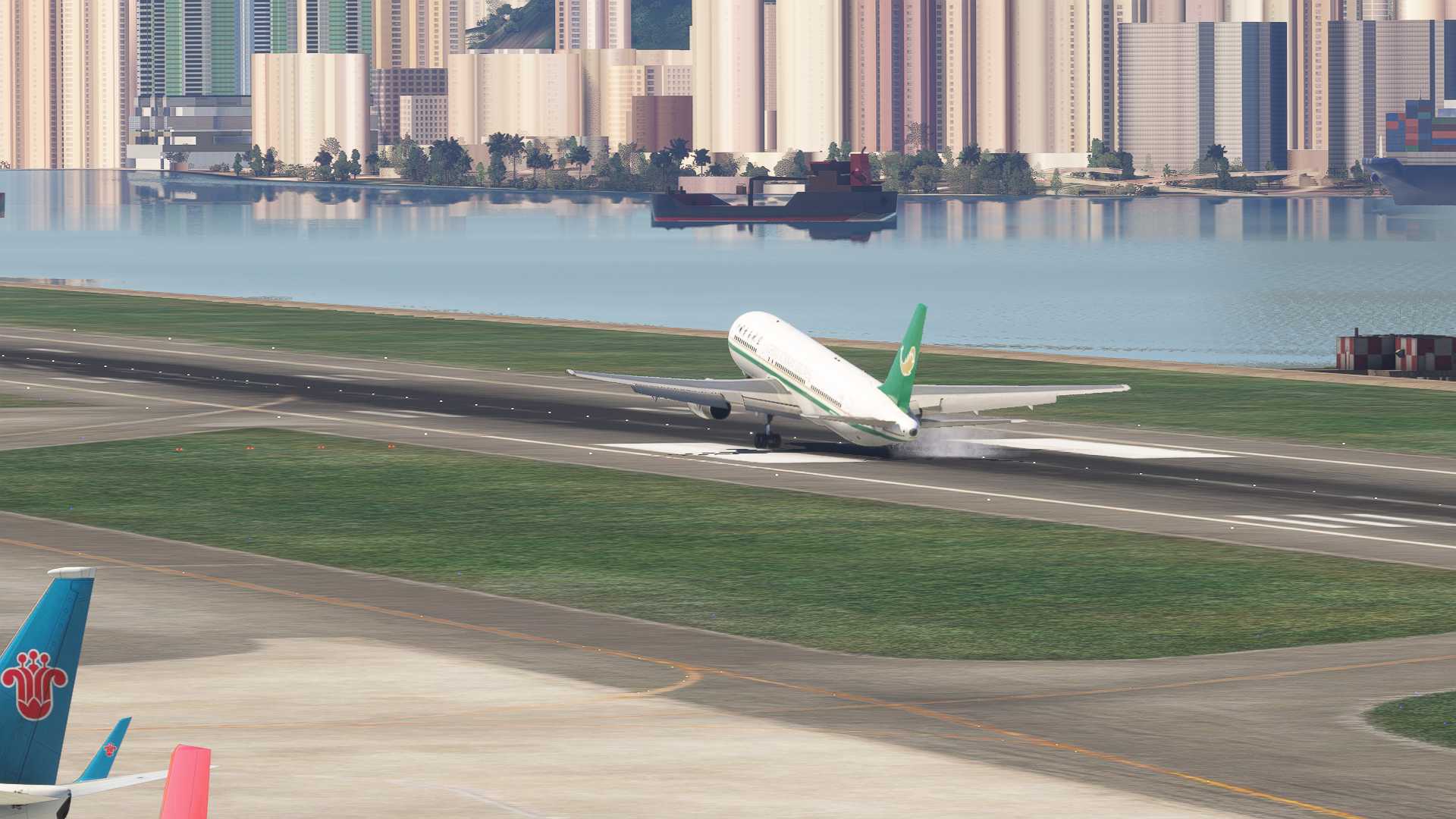 入手767后再飞启德-4428 