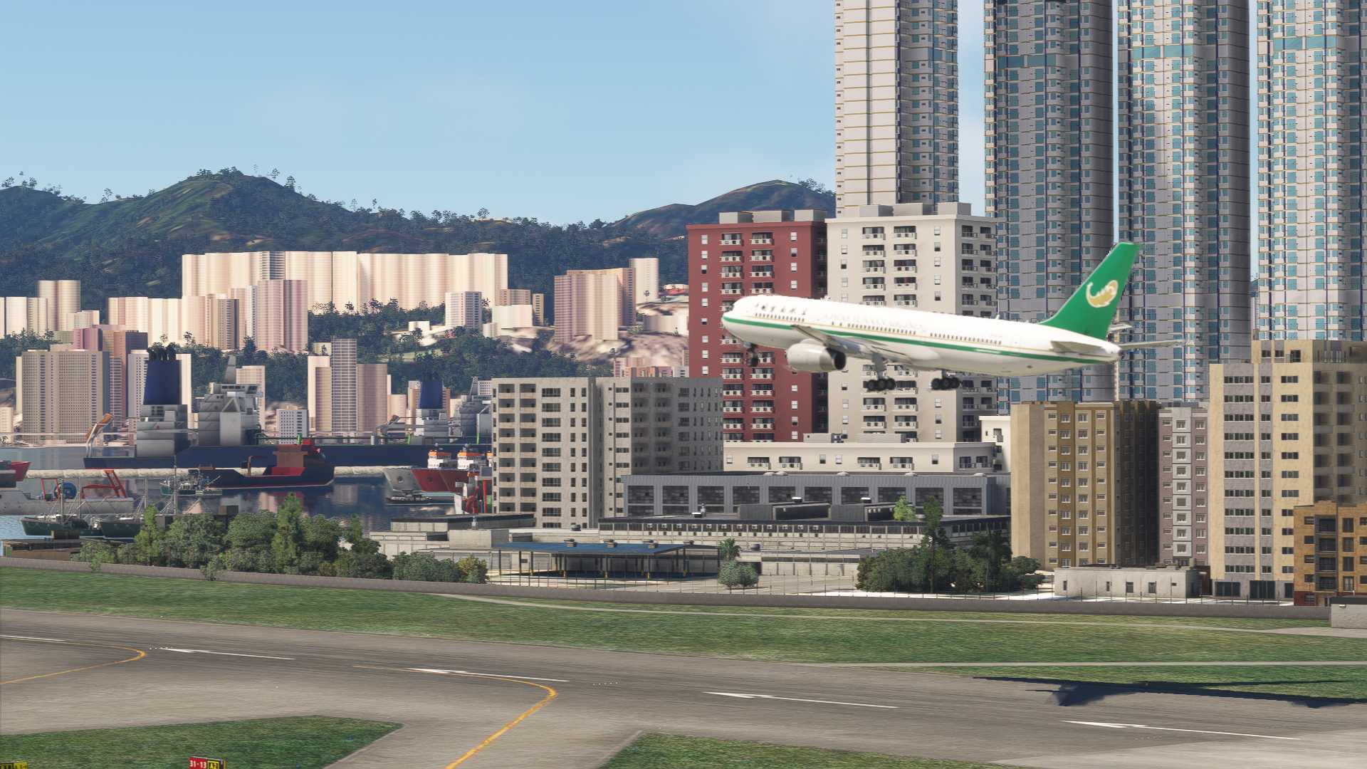 入手767后再飞启德-8901 