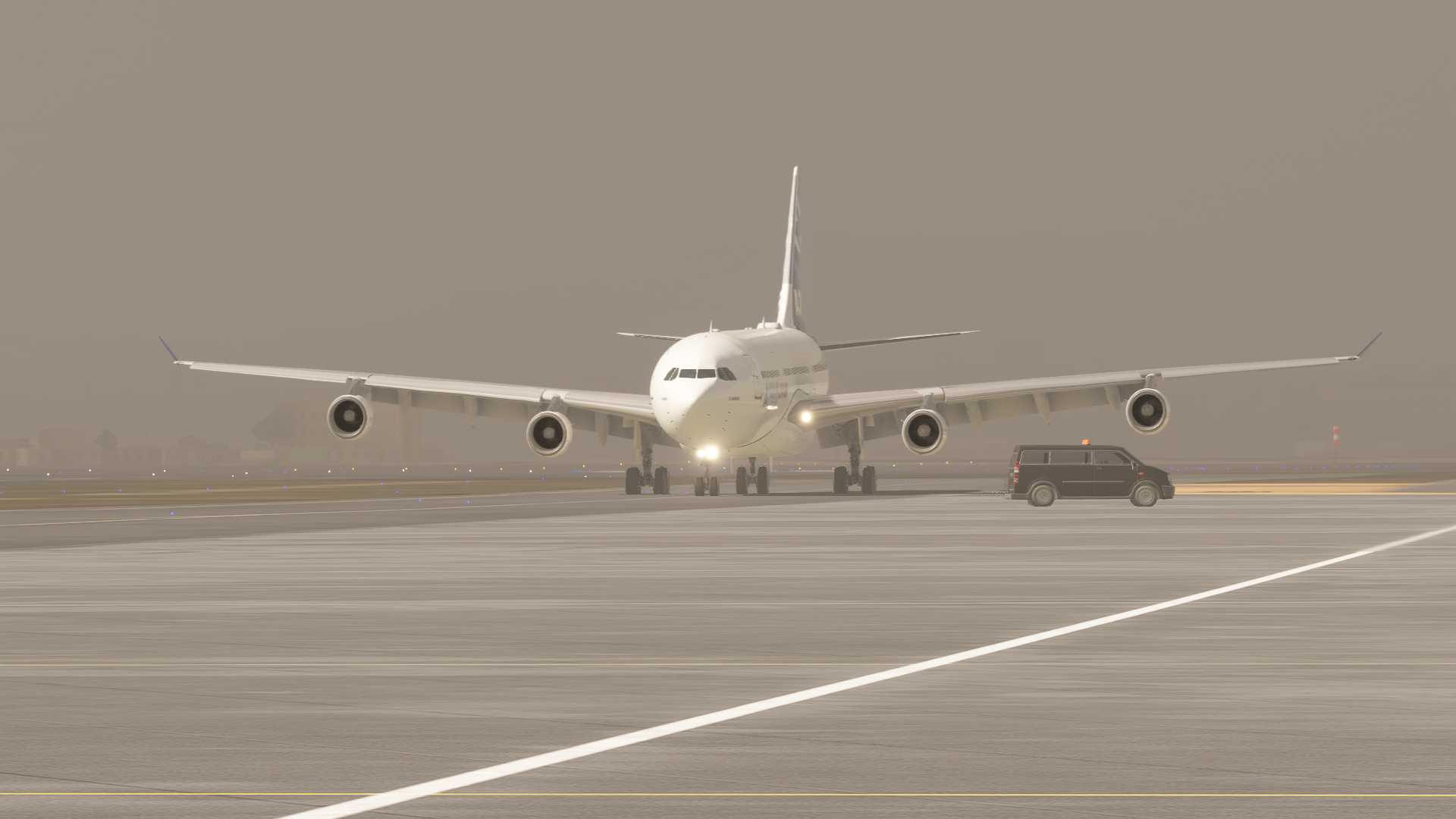 加德满都A340落地-9811 