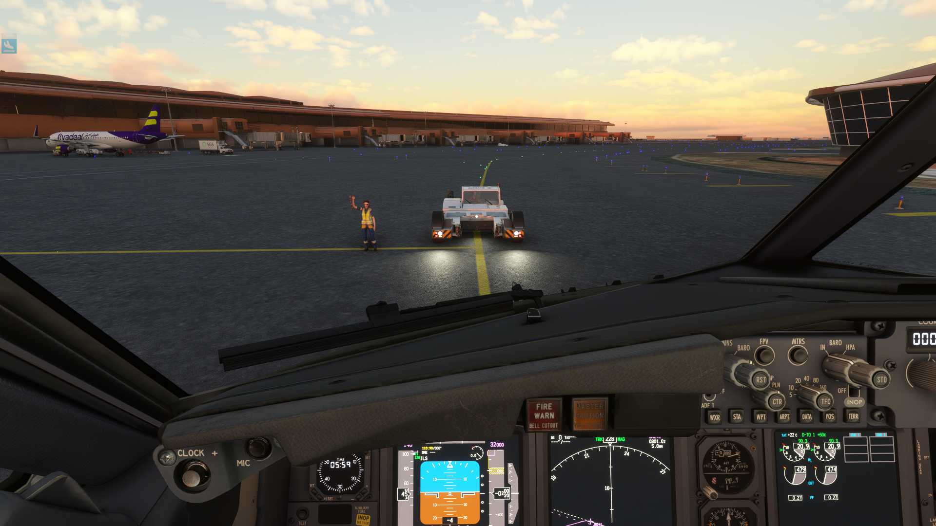MSFS20  OEJN---OKBK-787 