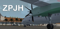 【新视频预告】Prepar3D - Majestic Software Q400 ILS approch rwy 34 ZPJH