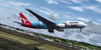 P3D V4 77L Qantas Airways PHNL-YSSY