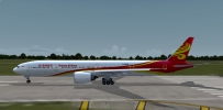 P3D V4 777-300ER虚拟海航 ZSPD-KSFO 照片级