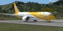 B787 scoot @ NCRG