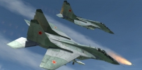 米格29导弹齐射  DCS WORLD游戏截图