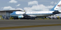 美国总统 空军一号，抵达杭州萧山国际机场