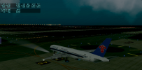 【x-plane】RKSI B757雨中离场