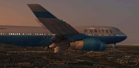 X-Plane 10.45 + HD Mesh Scenery v3 的截图 , 效果蛮不错呢 !