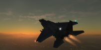 F15C-伴着朝霞飞行