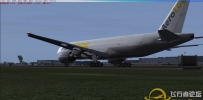 aerologic 777-200贝尔加莫起飞